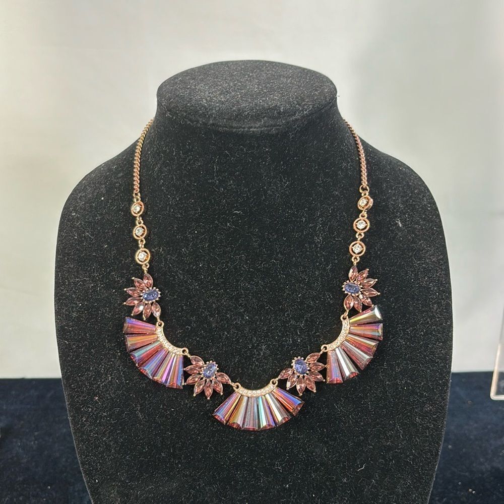 Park Lane Art Deco Multi Crystal Necklace